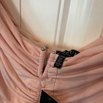 Eloquii  Pale Pink Ruched Off Shoulder Dress Size 22/24 Photo 4