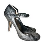 Max Studio  Elegant Black Snakeskin Pattern Heels Photo 2