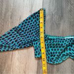 Princess Polly Leopard Crop Top Teal Blue Black Pink 6 Photo 6