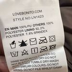 Love, Bonito Christie Pleather Column Midaxi Skirt Color Pewter NWT Size Large Tan Photo 8