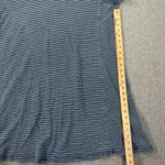 Jane and Delancey Swing Tee Shirt Dress Women's 1X Blue Stripe Short Sleeve Casual Photo 4