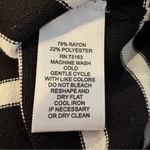 cupio Black White Striped Ruffle Sleeve Sweater Women’s Large Long Sleeve Photo 3