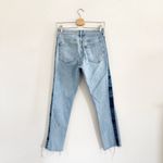 Lucky Brand The High Rise Tomboy Distressed Side Stripe Light Wash Jeans Sz 2/26 Photo 3