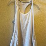 Athleta White Asymmetrical Sleeveless Tank Top Photo 0