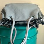 Michael Kors  Large Pebbled Leather Dalia Dusty Blue Tote Shoulder Bag Photo 5