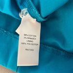 SPENCE aqua blue sleeveless V Photo 11