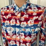 Tin Haul  Hawaiian‎ Print Pearl Snap Western Shirt Photo 1