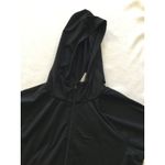 RBX Athletic Works Black ZipUp Hoodie Jacket Thumbholes Womens Activewear Size L Size L Photo 2