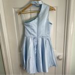None Boutique Cocktail dress pastel Blue Asymmetrical One-Shoulder one size y2k retro Photo 2