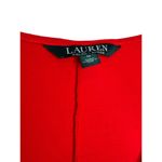 Lauren Ralph Lauren Women Dress Pencil Knitted Tie Sleeveless V Photo 4