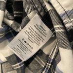 Eddie Bauer NWT Size S Black Blue Plaid Flannel Long Sleeve Button Down Shirt Photo 8