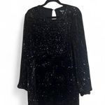 Celebrity Fashion by Hera Collection Dress Sz L Sparkling Black Sequins Size L Photo 0