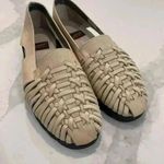Aerosoles Vintage Ivory Weaved Leather Flat Sandal Shoes Women 8 Casual Everyday Photo 4