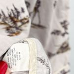 Anthropologie RARE Maeve Southward Stop Dress Deer Woodland Birds Animal Print 6 Photo 13