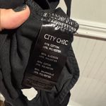 City Chic  overalls short romper adjustable ties 16 NEW black pockets Photo 5