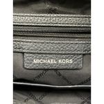 Michael Kors Alanis Pebble Leather Bucket Bag Black Chain Shoulder Hobo Photo 3