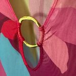 Trina Turk Echo Mesh Retro Multi Maxi Swim Coverup Dress Photo 1