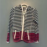 Talbots  Striped Hooded Athletic Jacket Photo 1