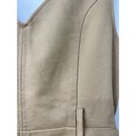 MOUSSY Women's V Neck Belted Waist Denim Dress Sleeveless Solid Khaki Size S 1 Tan Photo 7