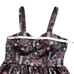 No Boundaries  XL Elephant Print Dress Sleeveless Mini‎ Black Pink Cute Photo 6