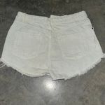 ZARA  White Jean Shorts Photo 1