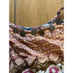 American Eagle Size Small romper Spaghetti Straps Colorful Boho Peasant Beach Photo 4