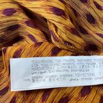 ZARA  Leaves and Geometric Shapes Halter Top Pink Yellow Green Orange Size Large Photo 9