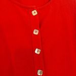 Soft Surroundings  gauze bar harbor button front 3/4 sleeve top Photo 8