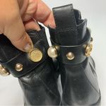 Karl Lagerfeld Paris pola lug sole boots Chelsea pull on boots size 8 Photo 7