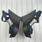 Candie's Candie’s Women’s Black Platform Wedge Sandals – Size 8 Photo 4