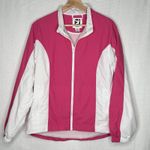 FootJoy  Lightweight Full Zip Golf‎ Jacket Pink Womens M 2014 US Amateur Atlanta Photo 0