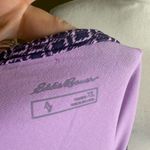 Eddie Bauer  Purple wrap Dress V-neck short Sleeves size xl free dry travex Photo 11