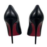 Christian Louboutin  Kate Nappa Leather Pointed Toe Pumps Black Size 39.5 Photo 9