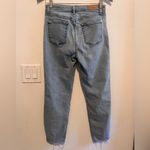 7 For All Mankind Luxe Vintage Edie With Cut Off Hem in Light Blue Wash S28 Photo 7