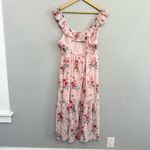Melrose and Market Feminine floral dress Size Large Ruffle Sleeve‎ Photo 3