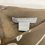 Ann Taylor  Women’s Y2K Brown Blue Floral Paisley Pull On Midi Length Skirt Zip Photo 3