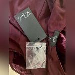 Rails NWT-  Revolve New Purple Red Velvet Silk Slip Flare Mini Dress- Medium Photo 6