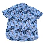 Ricky Singh Blue Floral Hawaiian Button Up T-shirt Photo 1
