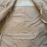 LANDS END Khaki Tan Chore Coat Button Down Toggle Style Buttons, Sz 12 Photo 13
