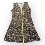 Serra Faux Wrap Dress Women’s XL Snakeskin Animal Print Stretchy Fit & Flare Photo 5