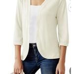 Grace Karin  Soft 3/4 Sleeve Open Front Knited Cardigan Thin Sweater Women's Lrg Photo 0