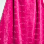 SKIMS KIM KARDASHIAN Hot Pink Velour Logo Mini Dress Photo 4