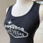 Y2K Exclusivo Welcome To Fabulous Las Vegas Nevada Tank Top Slightly Cropped L Black Size L Photo 3