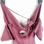 Le lis NEW  Bodysuit Women’s M Ribbed Short Sleeve Stretch Basic Layering Photo 2