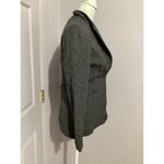 Lafayette 148  Gray Houndstooth Single Breasted Wool Blazer Shoulder Pads 0 Photo 1