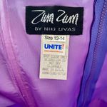 VTG Union Made in USA Ethereal Beaded Purple Corset 2 Piece Prom Dress Set L Size L Photo 7