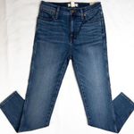 Madewell NEW 10" High-Rise Skinny Jeans in Bradshaw Wash, size 28. Photo 8