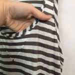 Joie  Scout Tank Gray White Striped Pima Cotton Top 100% Pima Cotton Sleeveless S Photo 7