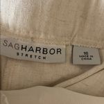 Sag Harbor  Stretch Elegant Cream Women's Pants Photo 15