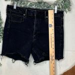 American Eagle Super Highrise Shortie Black Denim Photo 1